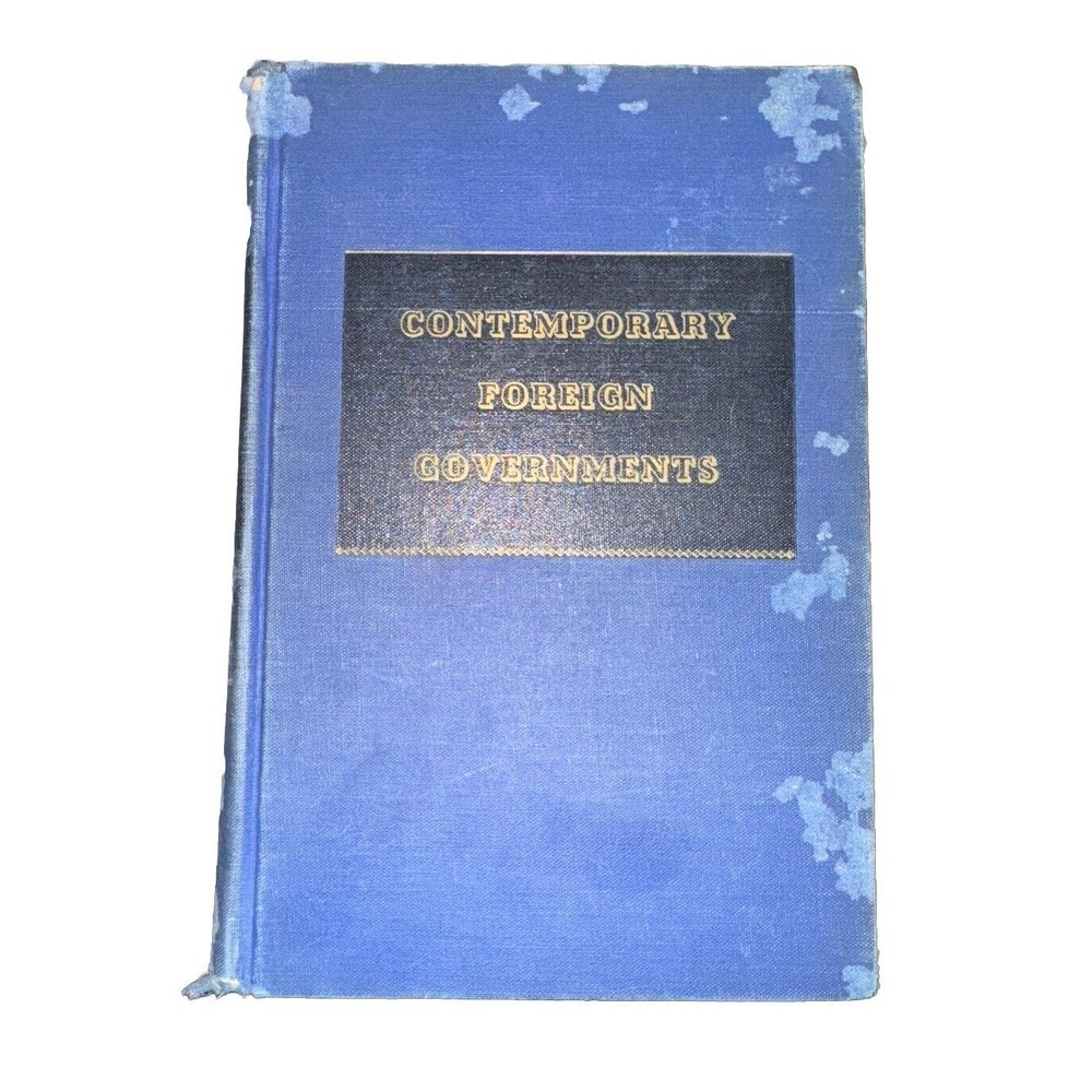 Contemporary Foreign Governments Associates In Government Dept Of Social Science